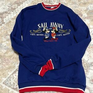 Official Disney Cruise Line Crewneck Womens size XS